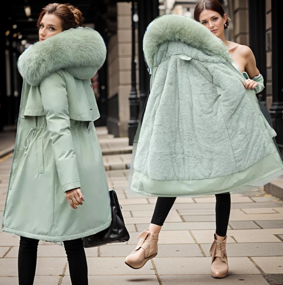 Lydia Thomas | Waterproof Faux Fur Hood Parka Coat
