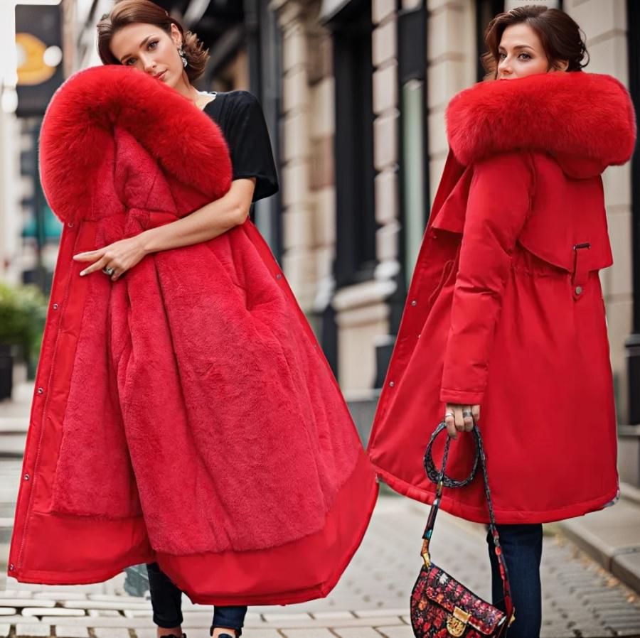 Lydia Thomas | Waterproof Faux Fur Hood Parka Coat