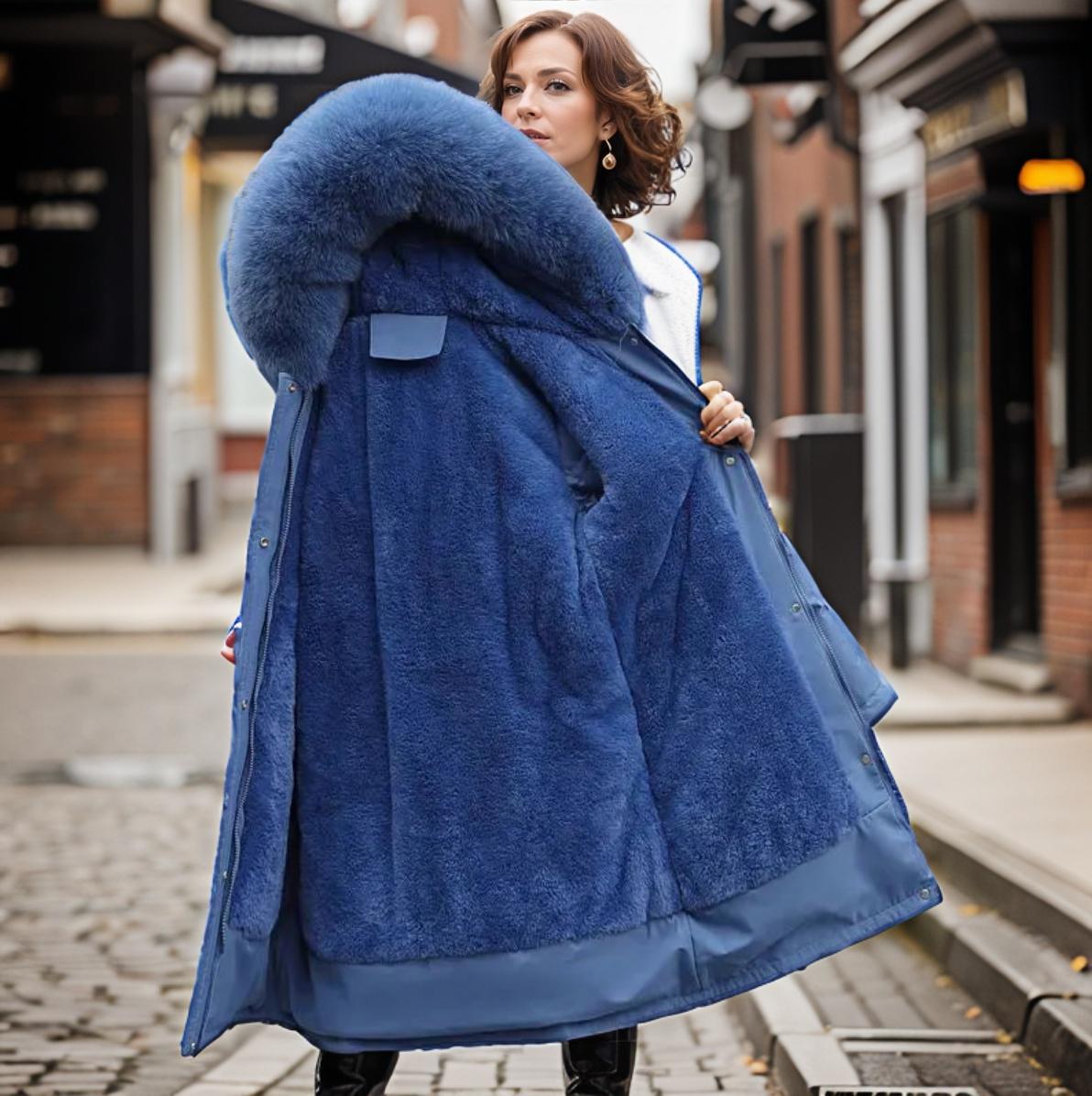 Lydia Thomas | Waterproof Faux Fur Hood Parka Coat
